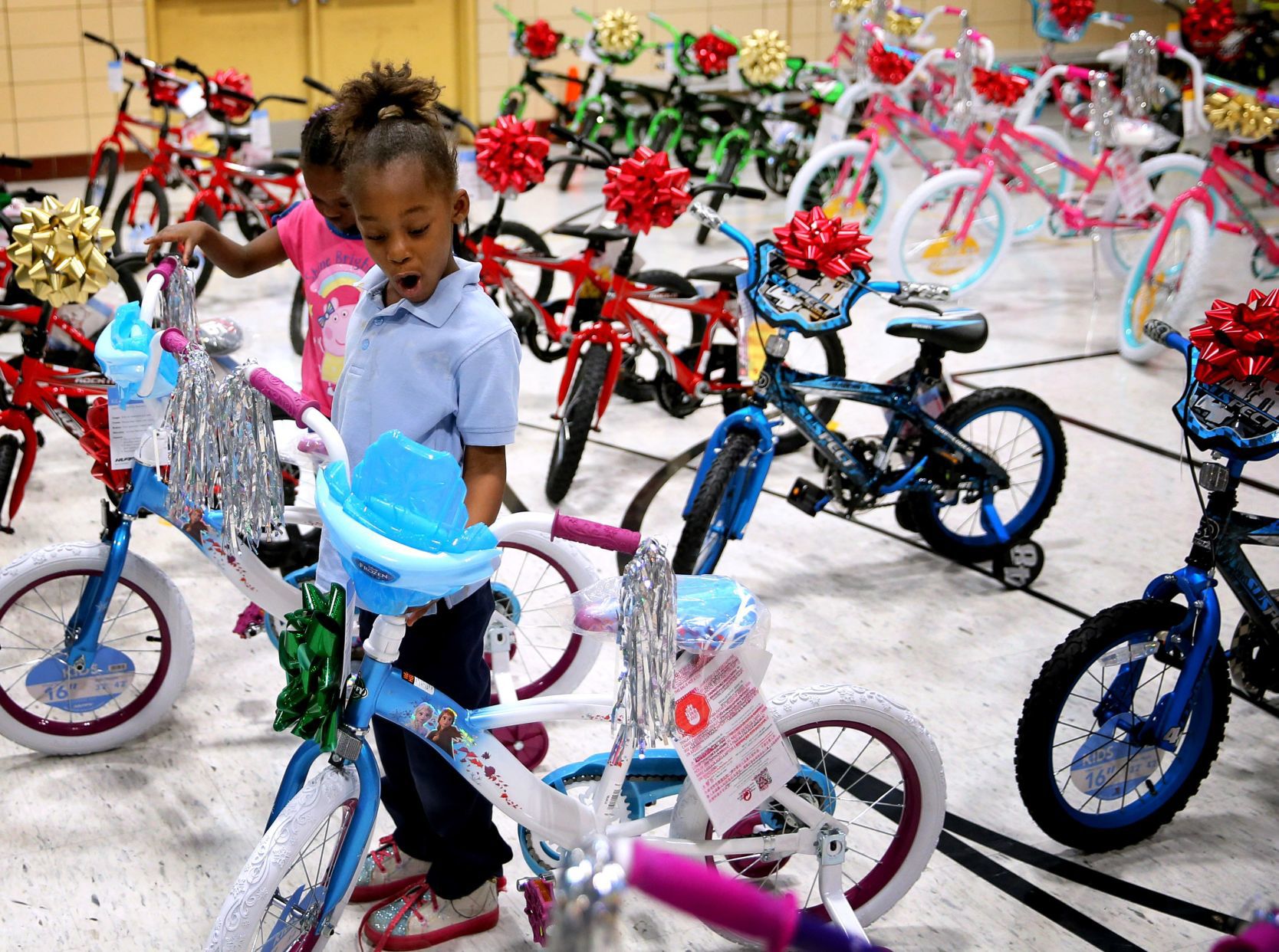 Bikes donated to Peabody Elementary School